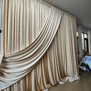 Đám cưới Rèm Set Backdrop tùy chỉnh Đảng tổ chức sự kiện trang trí nhung Backdrop rèm - Product Image 3