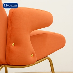 Silla de sofá individual clásica moderna para dormitorio y sala de estar muebles de salón de ocio con respaldo de ala alta Silla de ala plana - Product Image 4