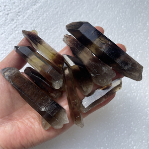 Sỉ buôn đá thô tự nhiên, thanh đá thô, tinh thể thô, tinh thể đen khói, đầu thạch anh - Product Image 4