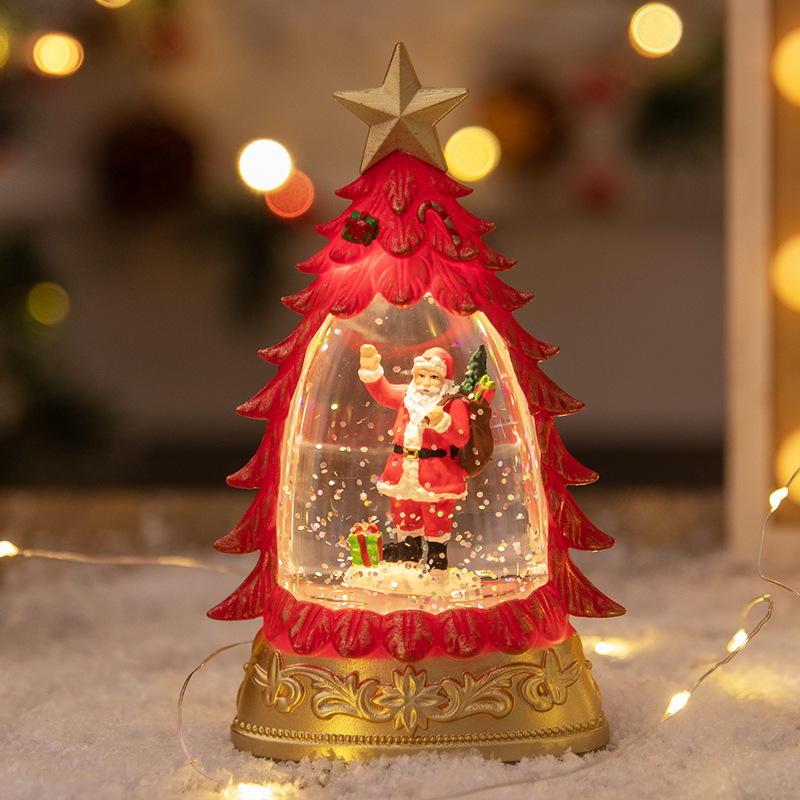 sac à dos rouge-vieil homme-arbre de Noël
