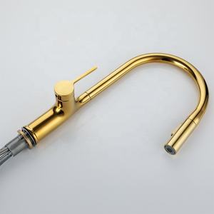 Grifo de Cocina Monomando Moderno Extraíble con Agua Fría y Caliente, Antisalpicaduras para Lavabo, con Material de Latón y Cerámica - Product Image 6