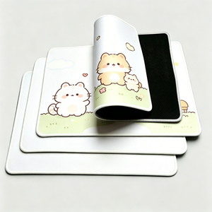 High Quality Custom Print Sublimation Mouse Pad Blanks Eco Friendly Natural <b>Rubber</b> Base Mouse Mats with <b>Edge</b> Sewing - Product Image 1