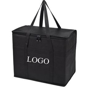 Sac isotherme personnalisé OEM ODM imprimé, sac de livraison alimentaire portable réutilisable, sac d'épicerie avec logo - Product Image 4