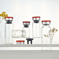Échantillon Gratuit Flacon en Verre Lyophilisé pour Injection 3ml 5ml 6ml 7ml 8ml 10ml 15ml Flacon Botox