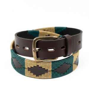 Cinturón de polo de cuero hecho a mano de alta calidad unisex - Product Image 1