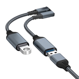 Nuevo Cable USB 3.1 Tipo-C Macho-Hembra con Adaptador RCA, Revestimiento de PVC y Blindaje Trenzado para Computadora, Disponible en Stock - Product Image 1