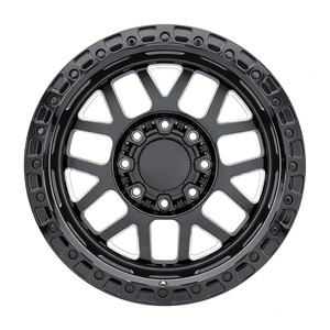 OVERLAND จานลึกลายตาข่ายสีดำด้านผ้าซาติน6-LUG off-road beadlock สำหรับ JEEP Wrangler Ford bronco Land Cruiser Prado - Product Image 3