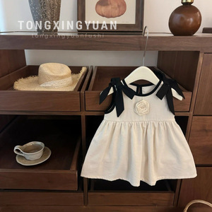 Child Star Circle Girls Sleeveless Dress Breathable Summer Princess Dress Korean Style - Product Image 1