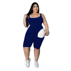 Mono de Verano sin Mangas para Mujer, Talla Grande, Enterizo, Bodycon, Sexy - Product Image 3