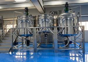 500L Lotion Emulsifier máy dầu gội đầu dây chuyền sản xuất kem homogenizer chân không nhũ hóa trộn - Product Image 5