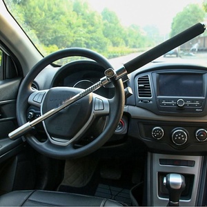 Candado de Volante en Forma de U, Retráctil y Ajustable, de Acero Inoxidable, <span class=keywords><strong>para</strong></span> Defensa Personal en el Automóvil, Superventas Transfronterizo - Product Image 3