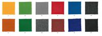 Chaises pliantes en tissu expansé rembourrées avec noyau en acier durable de la marque CETA, fabriquées en Italie, pour utilisation en théâtre, toutes saisons