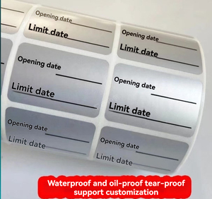 Thiết kế nhãn sản phẩm các nhà sản xuất, tự dính Vinyl Vòng không thấm nước nhãn dán cuộn, tùy chỉnh in logo dán nhãn - Product Image 2