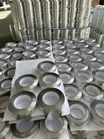 Ruban adhésif en aluminium activé par l'eau sans doublure pour l'isolation thermique et le gainage des tuyaux dans les systèmes muraux/plafonds