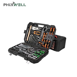 Nhiệm Vụ Nặng Nề 150 Pcs Công Cụ Ratchet Cờ Lê Cờ Lê Thiết Lập Chuyên Nghiệp Cơ Khí Hoàn Chỉnh Hộp Công Cụ Thiết Lập Đầy Đủ Ô Tô Thiết Lập - Product Image 1
