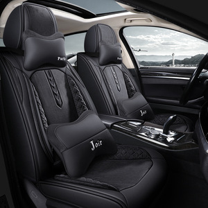 PU — housses de sièges de voiture en cuir PU, ensemble complet de 5 sièges, à la mode, de luxe, nouvelle collection - Product Image 2