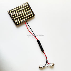 12V 화이트 48SMD T10 LED 꽃줄 조명 자동 패널 인테리어 독서 램프 자동차 돔 조명 액세서리 돔 조명 어셈블리 - Product Image 4