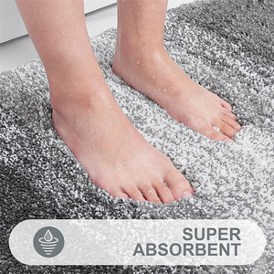 Non Slip Soft Washable <strong>Bath</strong> <strong>Mats</strong> Microfiber Bathroom Rugs <strong>Runner</strong> for Bedroom Hallway Kitchen Floor Carpet - Product Image 5