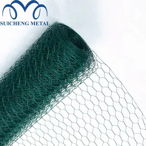 Factory High Tensile Strength PVC coated galvanized rabbit aviary chicken pets cage customized hexagonal mesh netting