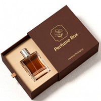 Boîte de parfum personnalisée en gros, boîte d'emballage de flacon de parfum vide de luxe de haute qualité, vente chaude, boîte de parfum à encre de soja