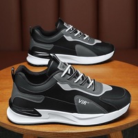 Zapatillas Deportivas Casuales con Cordones para Hombre Hongyan Spring, Zapatillas para Caminar Antideslizantes con Forro de Malla Moderno y Ligero para Verano