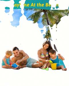 Tapis de plage et de pique-nique portable, surdimensionné, anti-sable, imperméable et anti-UV, avec logo personnalisé, économique - Product Image 6