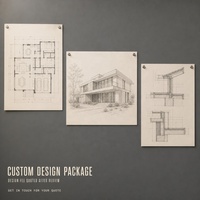 Service de conception architecturale de villas modernes |   Solution de plan de maison et de disposition personnalisée