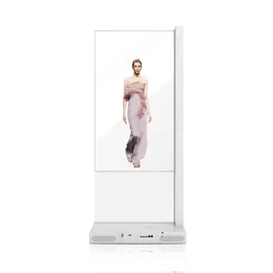 Novo estilo transparente de venda quente 2024 holograma outdoor 3D gigante de 55 polegadas display OLED interno