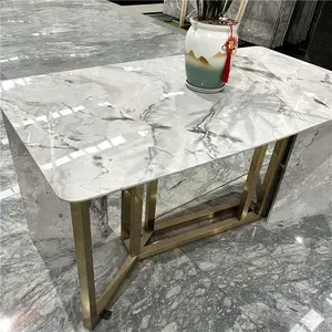 Marble Table for Home Hotel Furniture Decor Dining Table Grey Design Custom Marble Wholesale Modern Customized Coffee Table