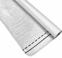 Membrane d'isolation thermique en aluminium laminé avec PE, renforcée avec une maille en PE, matériau d'isolation en mousse enduite