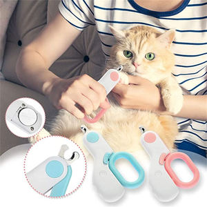 Professional Stainless Steel Led Light Pet Nail Clipper <b>Dog</b> Cat Claw Grooming <b>Scissors</b> - Product Image 4