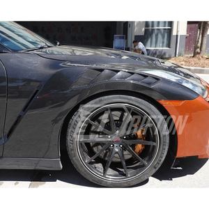 กันชนหน้าคาร์บอนไฟเบอร์แห้ง GTR แบบทอ 3K/6K/12K ผิวเงา/ด้าน สำหรับ Nissan R35 GTR ปี 2008-2026 - Product Image 2