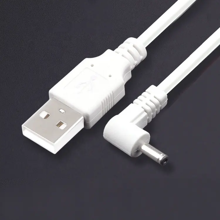 Custom 90 Degree Angle 1m USB zu DC Male 3.5x1.35mm Power Extension Cable