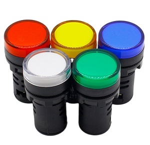 2025 New GT Panel <strong>Mount</strong> <strong>LED</strong> Power <strong>Indicator</strong> Lights 12V 24V 110V 220V 380V Compatible Pilot Signal Lamp - Product Image 1