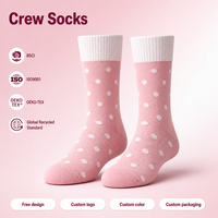 Chaussettes de sport mi-mollet pour la course, la gym, la marche, avec bord côtelé, semelle amortie et respirantes