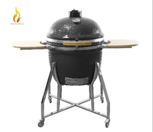 Parrilla Kamado de cerámica moderna <span class=keywords><strong>MCD</strong></span> de 27 pulgadas para cocina al aire libre, barbacoa, horno de pizza, pícnics de <span class=keywords><strong>grupo</strong></span> con parrilla de barbacoa de carbón - Product Image 1