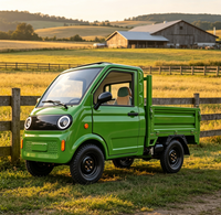Camion de fret électrique à énergie nouvelle, certifié EEC et COC, à 4 roues et cabine fermée, adapté à la livraison de marchandises commerciales