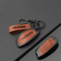 Étui de protection pour clé de voiture en alliage de zinc pour Great Wall Haval H6/H9/F7x/H5/H3/H2/M6 Cool Dog Plus Owl Dragon MAX - Léger et anti-rayures