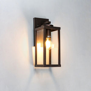 Lampes murales d'extérieur KorsLighting, étanches, AC, pour <span class=keywords><strong>jardin</strong></span>, design durable, finition brun foncé, abat-jour en aluminium, applique murale extérieure - Product Image 3