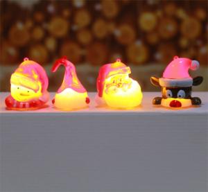 Mini Luces LED de Navidad 5.8x5.6x4cm Blanco Cálido Luces de Santa/Muñeco de Nieve Ecológicas 3xLR44 Batería IP20 ¡Gran Oferta! Precio al por Mayor - Product Image 1