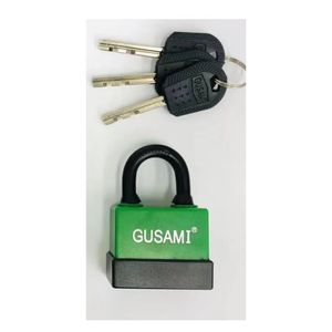 Khóa cửa sắt xanh 3 chìa chống trộm an ninh cao cấp Samhoo, bền, chống gỉ, chống nước, mã số 76, sản xuất tại Trung Quốc - Product Image 3