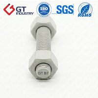 API20E BSL A193 B7 Stud Bolt ASTM B18.31.2 Carbon Steel HDG API20E BSL A193 B7 Thread Rod for Heavy Industry