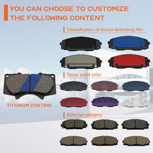 Pastiglie Freno Posteriori in Ceramica 4605A340 KD3755 AN705K per Mitsubishi Mazda Nissan Suzuki <span class=keywords><strong>Citroen</strong></span> - Product Image 4