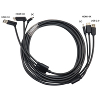 3Glasses VR-Verbindungskabel VR-Spielkabel HDMI USB 3,5mm DC 4K 60Hz 5m VR-Kabel für HTC VIVE