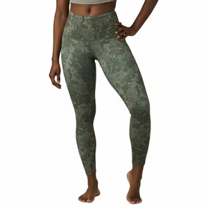 Leggings de sport et fitness personnalisables avec votre logo – Pantalons de yoga pour femme à coutures, haute élasticité, anti-humidité - Product Image 1