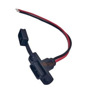 2 delik dikdörtgen güneş SAE güç soketi yanak bağlantı noktası konektörü SAE güç montaj kablosu için güneş jeneratörlü pil şarjı - Product Image 1