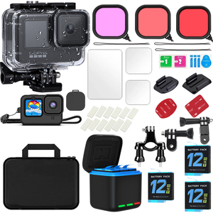 STY 38 dalam 1 set aksesori kamera, Kit Kombo aksesori kamera asli 38-in-1 untuk <span class=keywords><strong>gorpo</strong></span> Hero 11 10 <span class=keywords><strong>9</strong></span> 8 go pro - Product Image 2