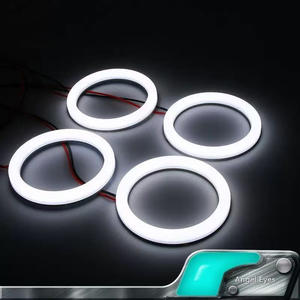 Accesorios de coche de doble Color blanco/amarillo LED Halo anillos algodón luz 2D Coupe LED SMD Angel Eyes Kit lámparas para Lexus Es300 <span class=keywords><strong>2002</strong></span> - Product Image 3