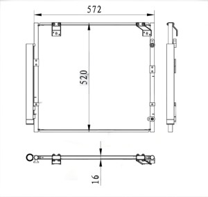 BeGEE OEM 8846060471 Nouveau Condenseur de Climatisation de Remplacement pour TOYOTA LAND CRUISER PICK UP Garantie de 12 Mois - Product Image 2