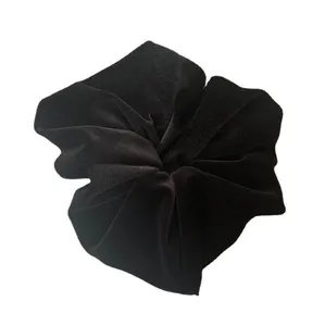 Tela de poliéster para scrunchies para lazos redondos para el cabello lazos para el cabello casuales de poliéster personalizados